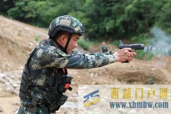 廣西貴港：武警官兵野外多科目實彈射擊(圖3)