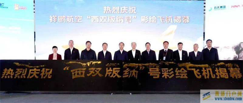 “西雙版納號”飛機正式揭幕啟航(圖1)