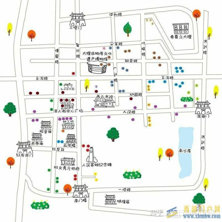 大理旅游攻略景點地圖游玩路線大理美食(圖5) 大理旅游攻略景點地圖游玩路線大理美食(圖5)