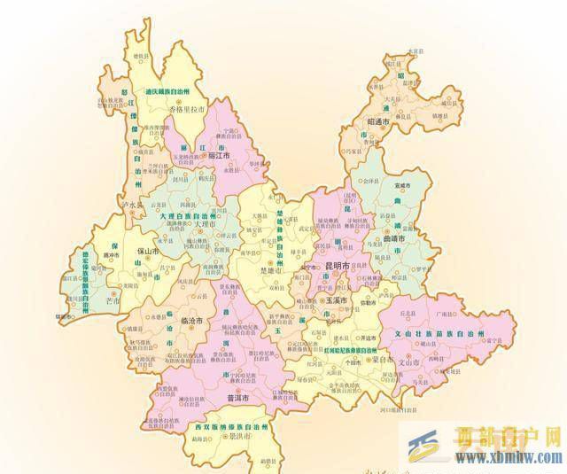 原創云南省也曾有廣西府、廣西縣，與今廣西相鄰？(圖1)