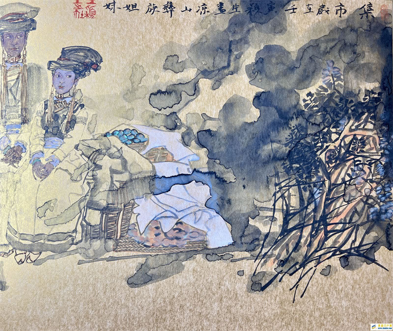 一步跨千年：著名畫家王穎生推出涼山彝族組畫(圖3)
