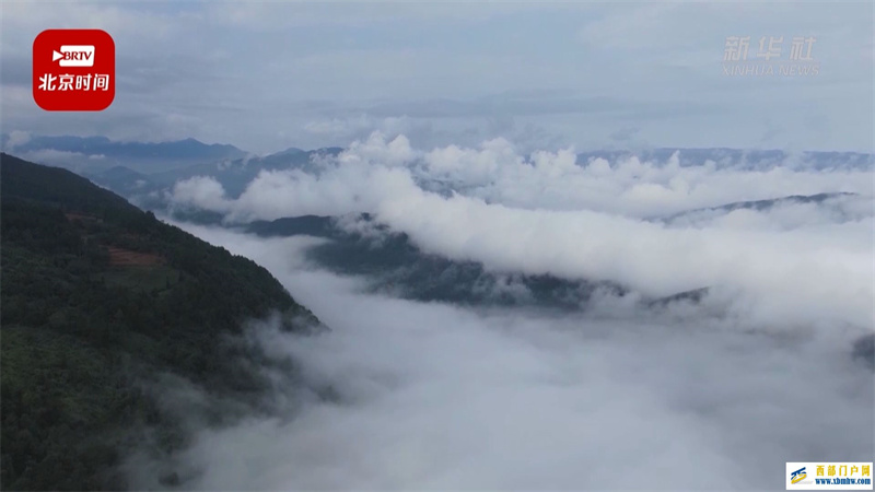 豐都青山云海霧縹緲(圖1)