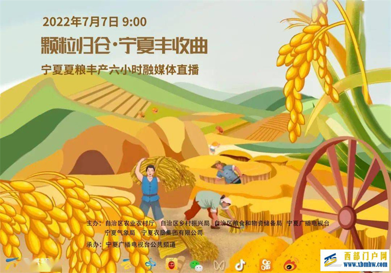 寧夏天氣與寧夏電視臺聯合開展寧夏夏糧豐產直播(圖1)