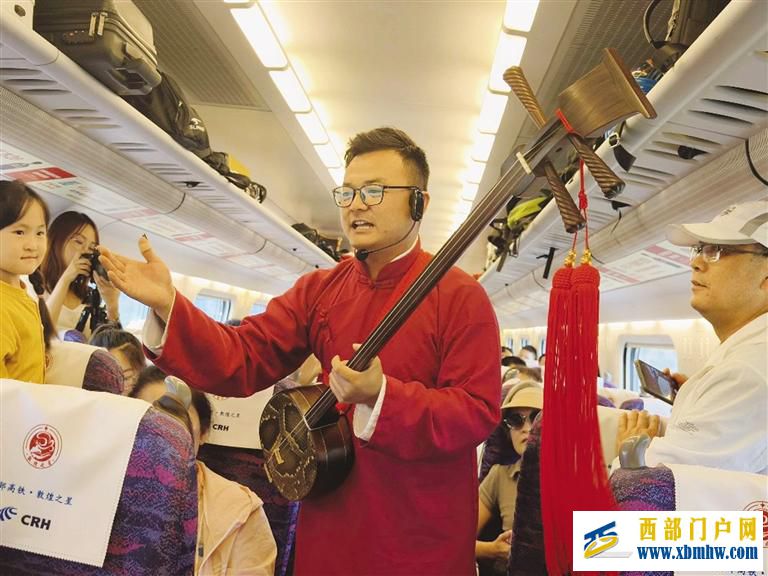 “乘高鐵 游武威”旅游專列首發(圖1)